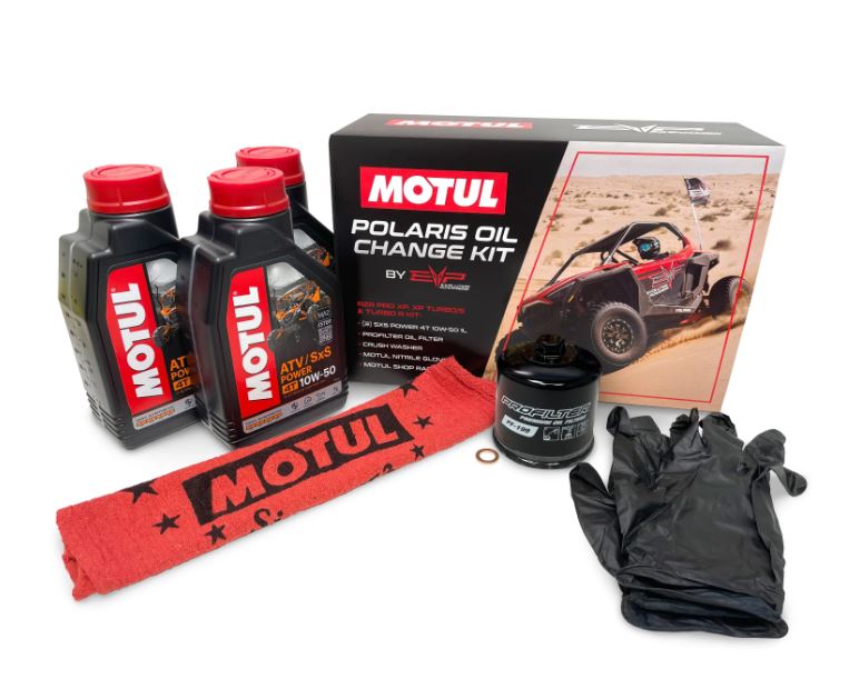 Polaris XP Turbo/S and Pro XP Dune and Trail 10W-50 Oil Change Kit