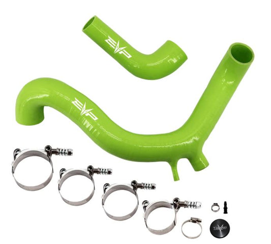 2020-2023 Can Am Maverick X3 Silicone Charge Tubes with BOV Port, Manta Green