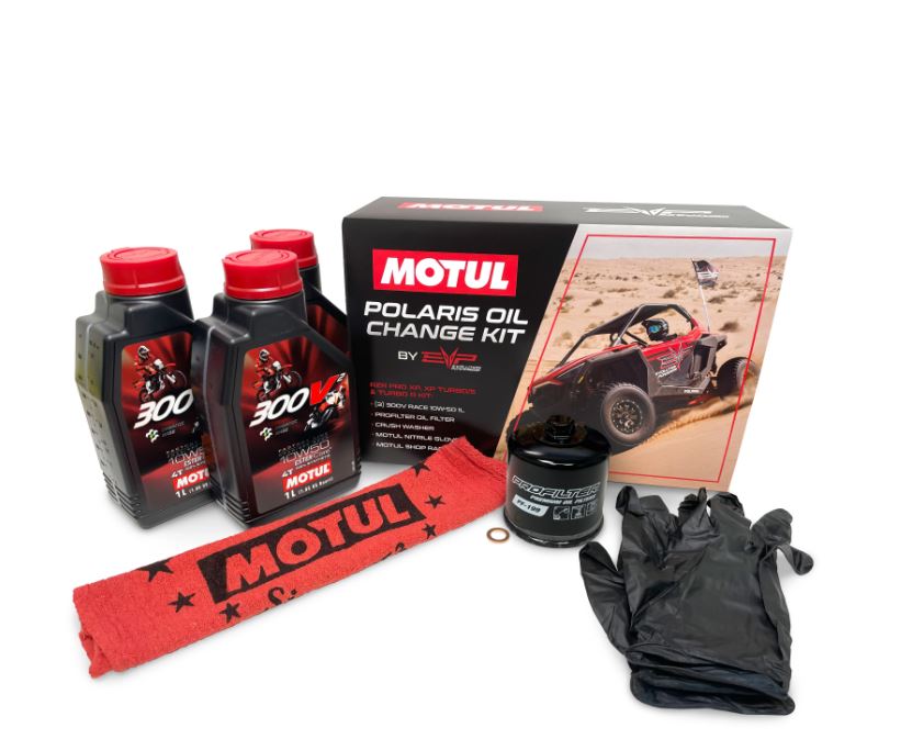 Polaris XP Turbo/S and Pro XP Race Spec 10W-50 Oil Change Kit