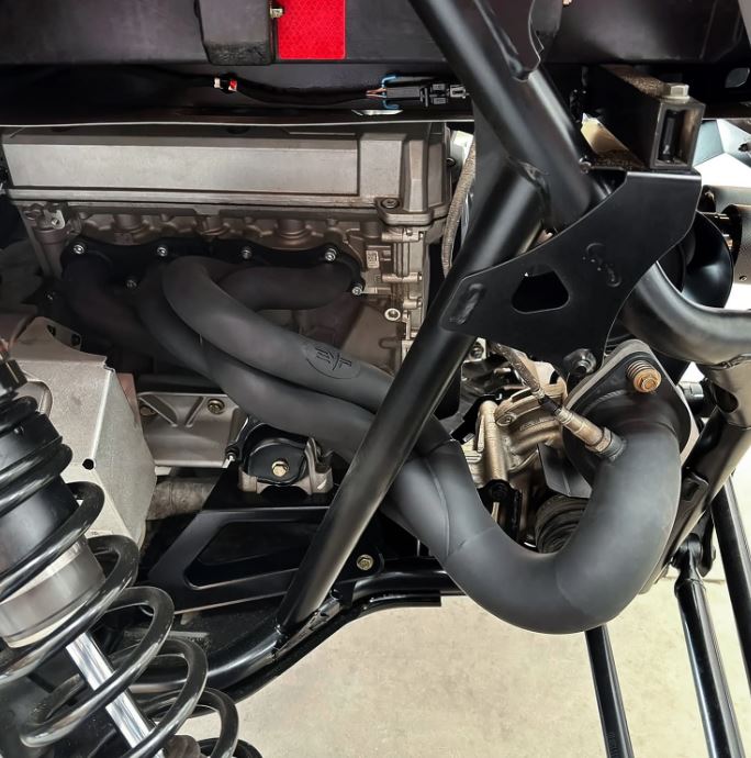 Polaris RZR Pro R Black Magnum Header Exhaust