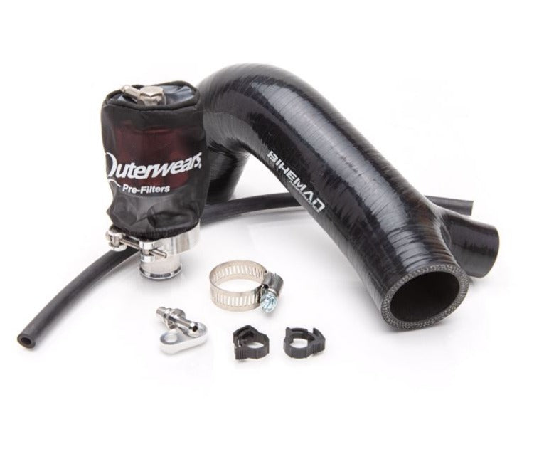 17-19 BIKEMAN BMP Silicone Charge Tube Kit - Black Can Am X3