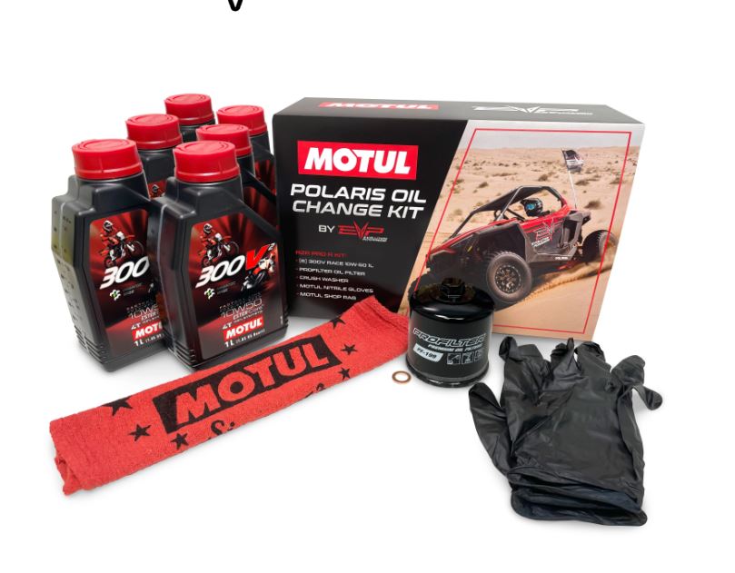 Polaris Pro R Dune and Trail 10W-50 Oil Change Kit