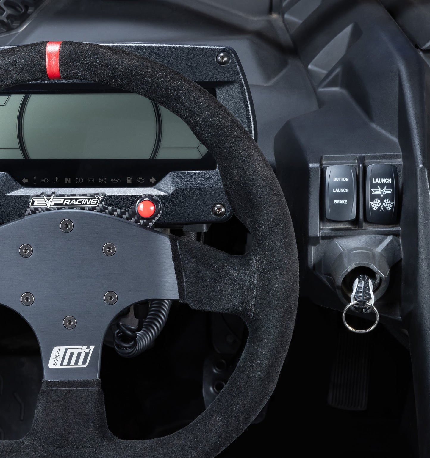 CAN-AM Maverick X3 Steering Wheel Launch Button For EVP Launch Control